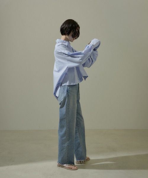 「SALON adam et rope'」 長袖シャツ FREE ブラック レディース_画像8
