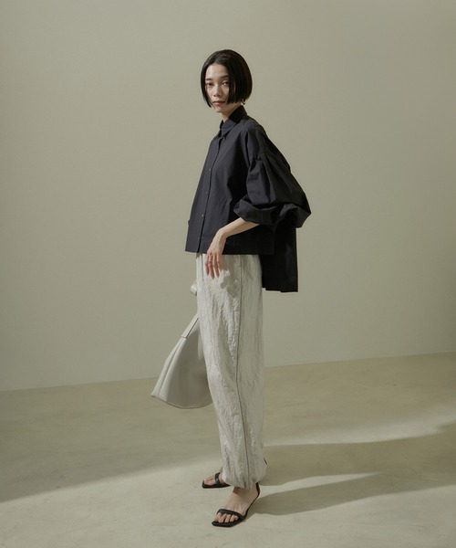 「SALON adam et rope'」 長袖シャツ FREE ブラック レディース_画像9