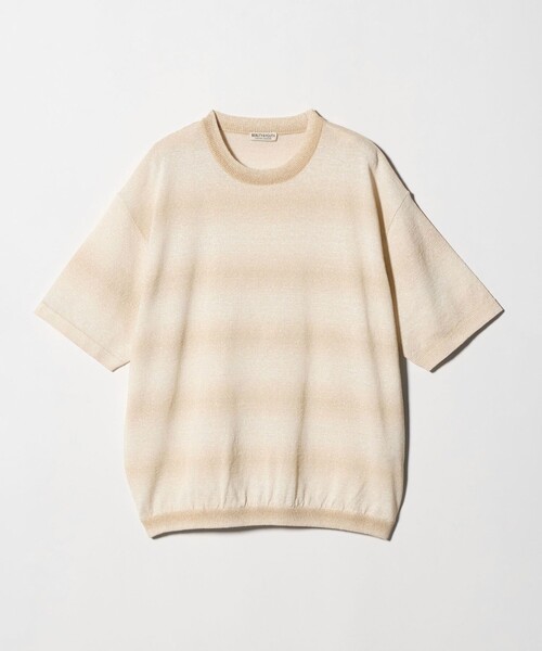 セーター ニット シアー オンブレ ボーダー クルーネック Tシャツ ウォッシャブル メンズ | BEAUTY＆YOUTH UNITED ARROWS | 09