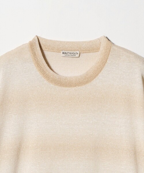 セーター ニット シアー オンブレ ボーダー クルーネック Tシャツ ウォッシャブル メンズ | BEAUTY＆YOUTH UNITED ARROWS | 10