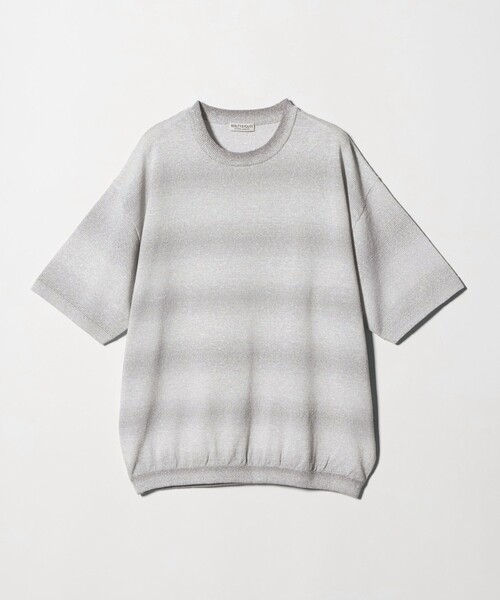 セーター ニット シアー オンブレ ボーダー クルーネック Tシャツ ウォッシャブル メンズ | BEAUTY＆YOUTH UNITED ARROWS | 12