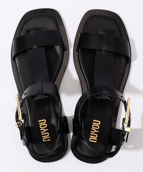 TOMORROWLAND（トゥモローランド） サンダル NUYOU BUCKLE フラット