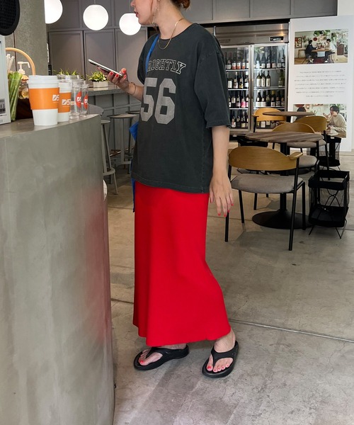 「PUAL CE CIN」 「Du noir」半袖Tシャツ FREE グレー レディース_画像2