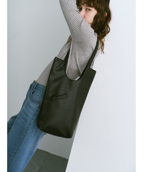 「un/neu」 トートバッグ FREE シルバー レディース_画像6