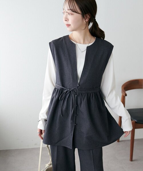 「DISCOAT」 セットアップ MEDIUM ブラウン レディース_画像7