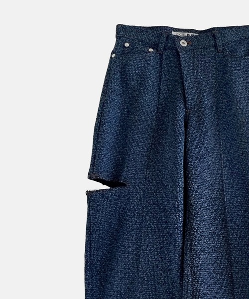 LE CIEL BLEU（ルシェルブルー） ワイドパンツ パンツ ツイードV