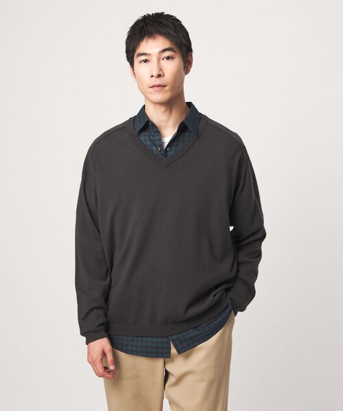 【新品タグ付】green label relaxing 長袖ニット green label relaxing（グリーンレーベルリラクシング） セーター