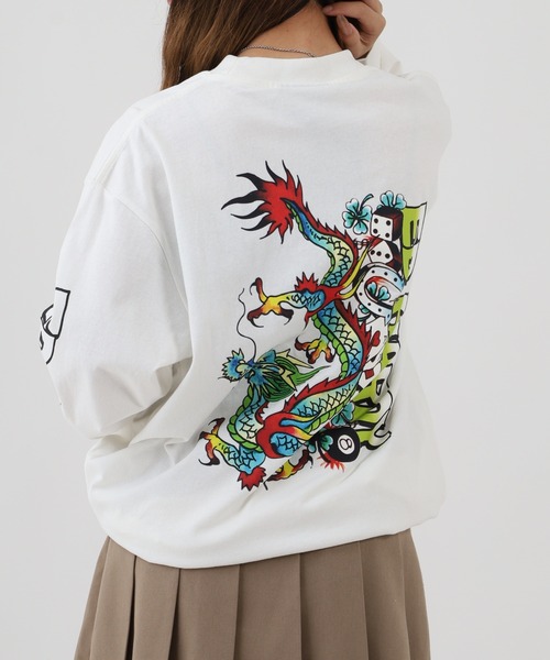tシャツ ED HARDY ルーズサイズ長袖Tシャツ メンズ レディース | Ed Hardy | 19