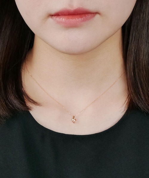 VENDOME AOYAMA ダイヤモンド ベーシック ネックレス VENDOME AOYAMA ネックレス K18PG ダイヤモンド ベーシック