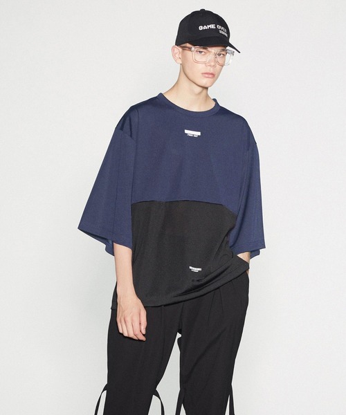 SHAREEF（シャリーフ） tシャツ GEORGETTE JQ 2TONE BIG-T メンズ