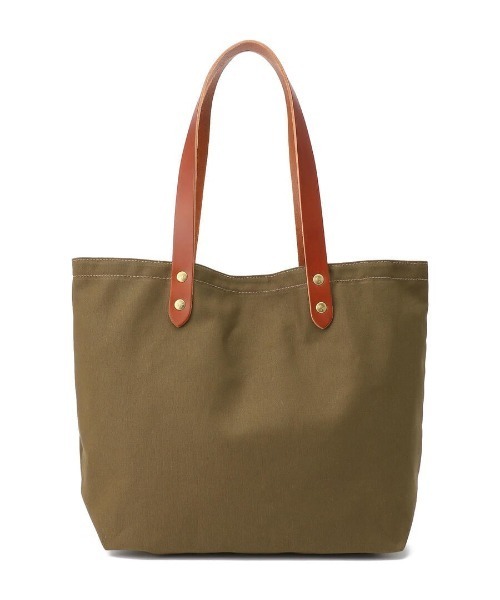 トートバッグ IL BISONTE / CANVAS x LEATHER / トートバッグ レディース メンズの画像