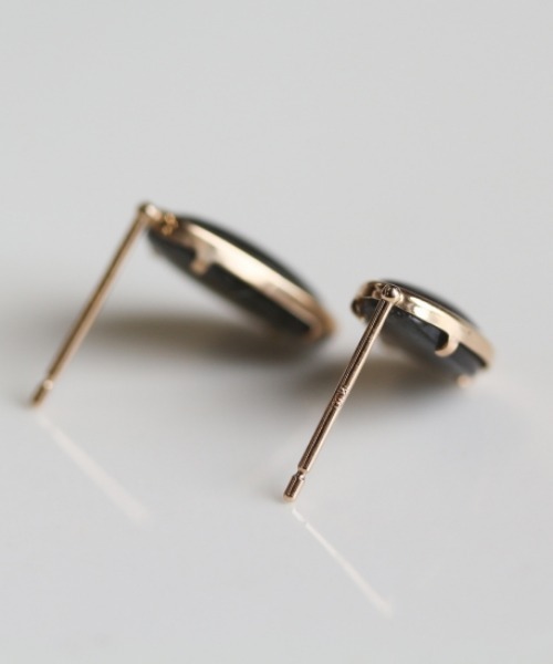 cui-cui（キュイキュイ） ピアス カラーストーン ピアス | K10YG