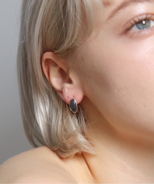 cui-cui（キュイキュイ） ピアス カラーストーン ピアス | K10YG