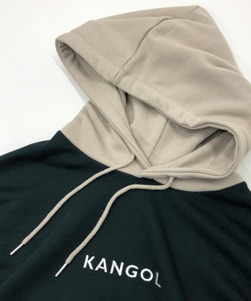 【美品】めめんともり × KANGOL 限定コラボパーカー　Sサイズ めめんともり×KANGOL REWARDコラボ プルオーバーパーカー
