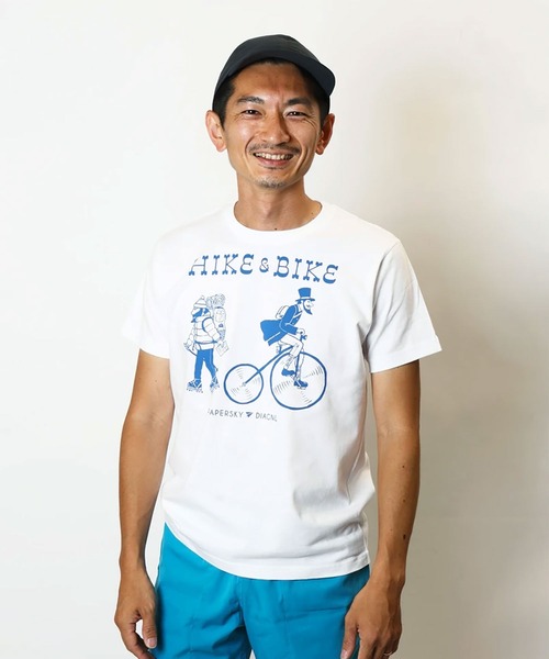 PAPERSKY（ペーパースカイ） tシャツ PAPERSKY HIKE ＆ BIKE T ハイク