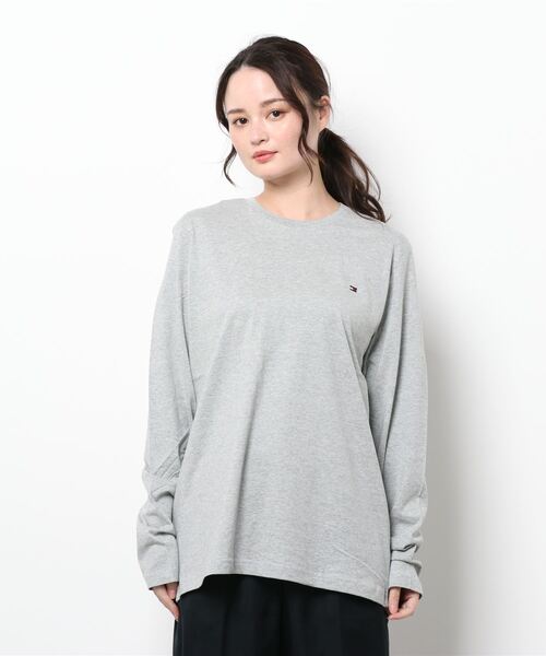 tシャツ Tシャツ レディース Tommy Hilfiger トミーヒルフィガー CORE FLAG LONG SLEEVE  ロングスリーブTEE｜zozo｜04