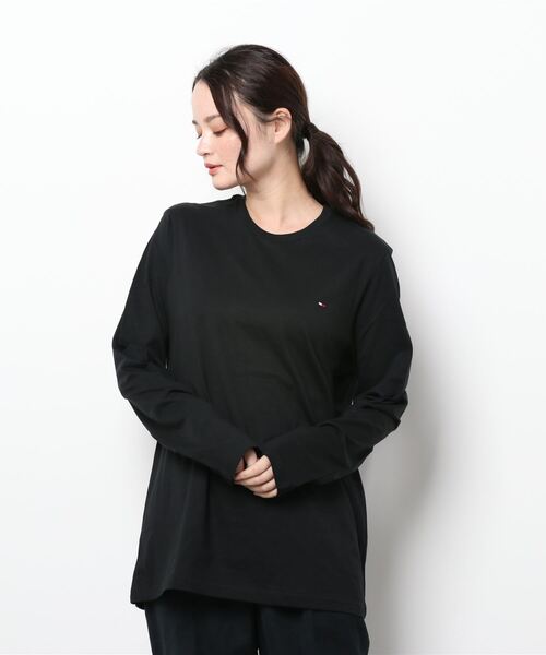 tシャツ   トミーヒルフィガー CORE FLAG LONG SLEEVE  ロングスリーブTEE レディース メンズ TOMMY HILFIGER tシャツ Tommy Hilfiger トミーヒルフィガー