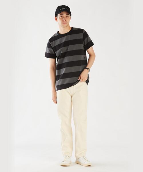 menme 新品タグ付き　アニエスベー定番　ボーダーTシャツ　半袖　3 agnes b. tシャツ J019 TS ボーダーTシャツ メンズ : ZOZOTOWN