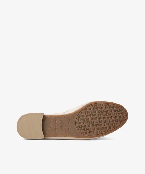 レペット　バレエシューズ　フラットパンプス　38 1/2　ホワイト　ウエディング Soft ballet shoes with full sole （フラットシューズ
