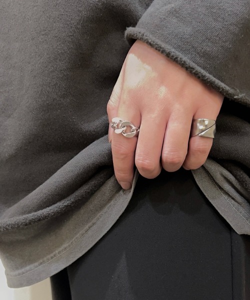 指輪・リング today37ar and cloud（アンドクラウド） 指輪 リング Rust Reversible Ring
