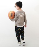 パンツ プリント サルエル スウェットパンツ ...の詳細画像1