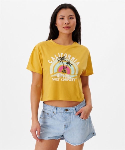 RIP CURL tシャツ 「RIP リップカール」レディースプリント