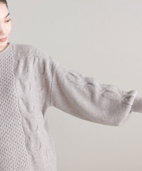 ニット セーター 「FURRY」ツイスタービッグケーブルトップス レディース FURRY ニット ツイスタービッグケーブルトップス : ZOZOTOWN
