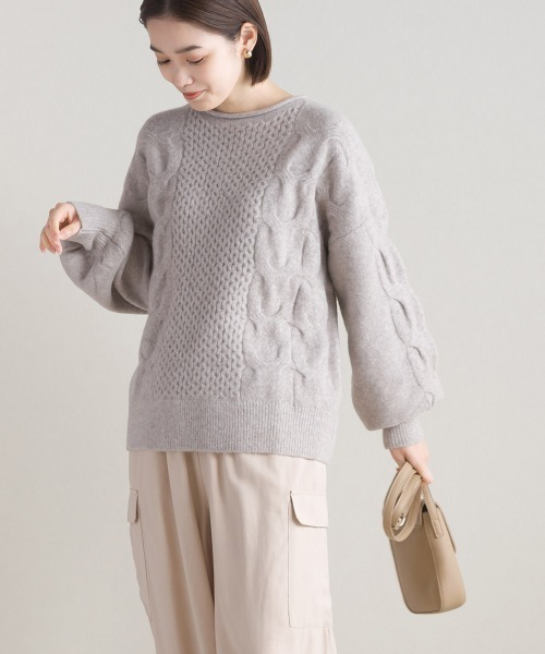 ニット セーター 「FURRY」ツイスタービッグケーブルトップス レディース FURRY ニット ツイスタービッグケーブルトップス : ZOZOTOWN