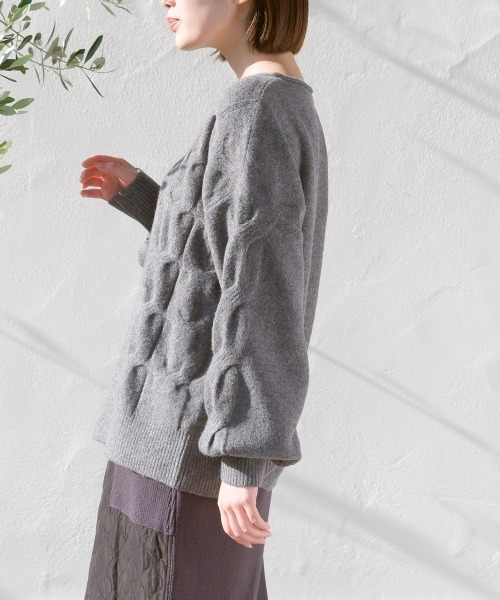ニット セーター 「FURRY」ツイスタービッグケーブルトップス レディース FURRY ニット ツイスタービッグケーブルトップス : ZOZOTOWN