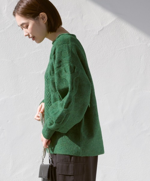 ニット セーター 「FURRY」ツイスタービッグケーブルトップス レディース FURRY ニット ツイスタービッグケーブルトップス : ZOZOTOWN