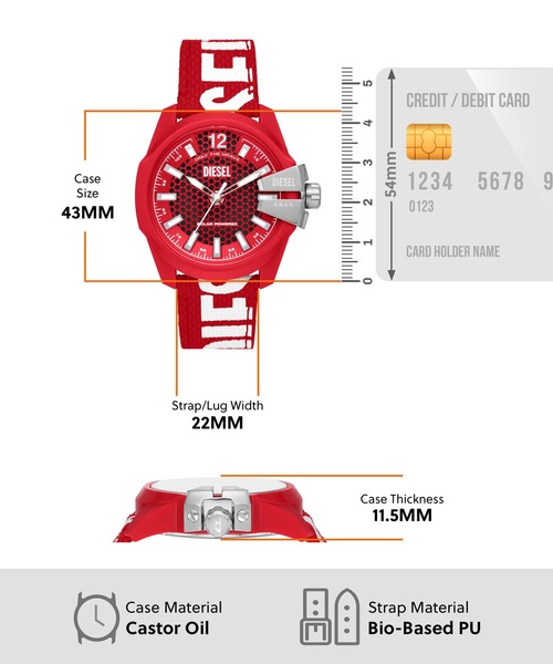 DIESEL（ディーゼル） 腕時計 腕時計 メンズ アナログ バイオベースPU