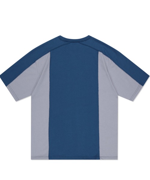 tシャツ 「mahagrid/マハグリッド」BLOCK SECTION TEE/切り替え 半袖 カットソー レディース メンズ MAHAGRID tシャツ 「mahagrid/マハグリッド」BLOCK SECTION TEE