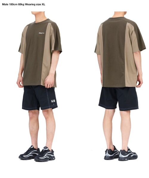 MAHAGRID tシャツ 「mahagrid/マハグリッド」BLOCK SECTION TEE