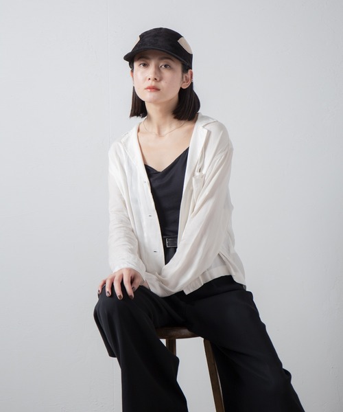 INDIETRO ASSOCIATION キャップ 帽子 Leather Mesh Cap / レザー