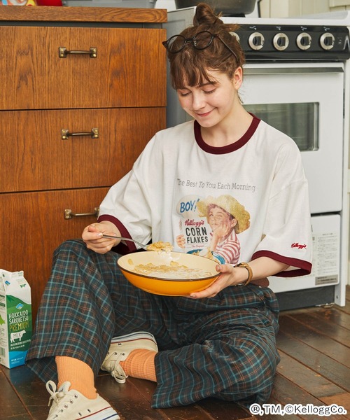 tシャツ 半袖 KELLOGG'S/ケロッグ 別注 ヴィンテージプリント半袖