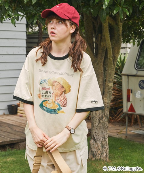 tシャツ KELLOGG'S/ケロッグ 別注 ヴィンテージプリント半袖