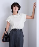 tシャツ 半袖 汗染み防止ダブルカフスTシャツ...の詳細画像3