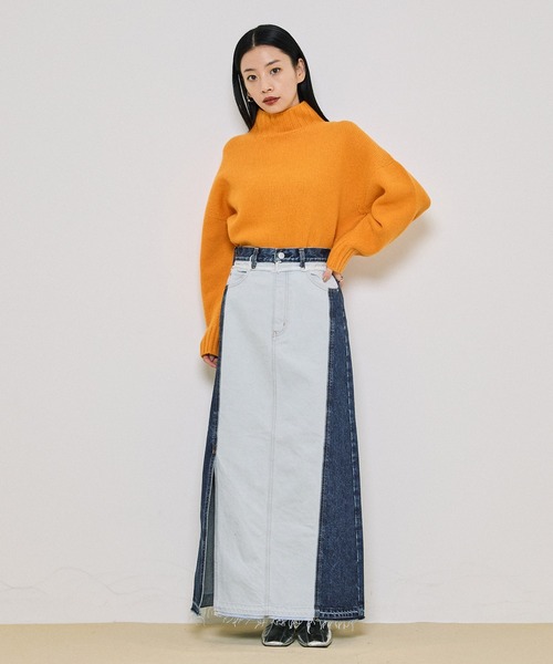 UNITED TOKYO（ユナイテッドトウキョウ） スカート バイカラーデニム