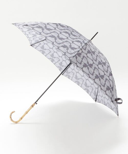 新品 幻想柄ジャガード バンブーハンドル 耐風10本骨 日本製 晴雨兼用傘 紫 100％完全遮光 日傘/雨傘/晴雨兼用傘 ブラックコーティング 竹製