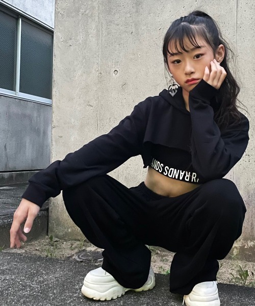 RandS パーカー スーパーベリーショートPK キッズ 子供服 女の子