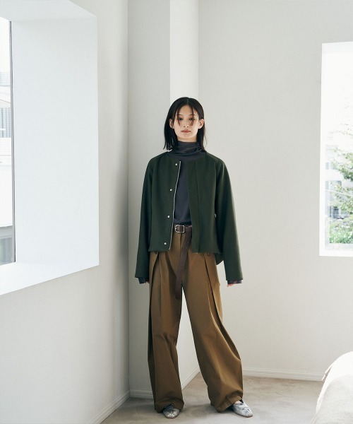marjour（マージュール） ノーカラーコート コート NO COLLAR COAT