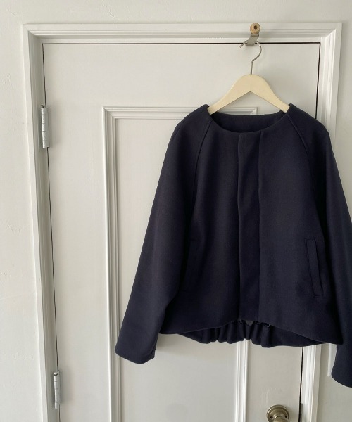 marjour（マージュール） ノーカラーコート コート NO COLLAR COAT