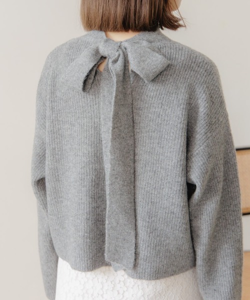 flower ニット リボンタートルニット レディース : ZOZOTOWN Yahoo!店