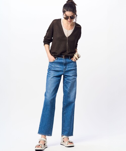 23区 ニット セーター 「CLASSY.6月号掲載/洗える」ピュアリネン 23区 ニット セーター 「CLASSY.6月号掲載/洗える」ピュアリネン
