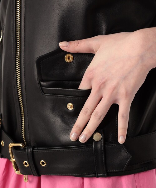 CINQUANTA レザージャケット ライダース W Roders ダブルライダース