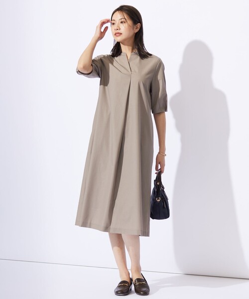 J.PRESS ジェイプレス　【洗える】ソフトシャンブレー ワンピース J.PRESS ワンピース 「洗える」ソフトシャンブレー : ZOZOTOWN