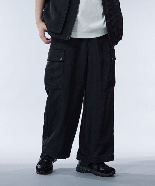 united tokyo カーゴパンツ ヴァゼロナイロン カーゴパンツ(1 DARK GREY): : メンズ｜UNITED