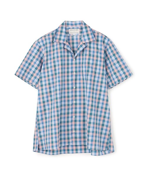 【美品】INDIVIDUALIZED SHIRTS キャンプカラー シャツ L INDIVIDUALIZED SHIRTS シャツ 「別注」INDIVIDUALIZED コットン