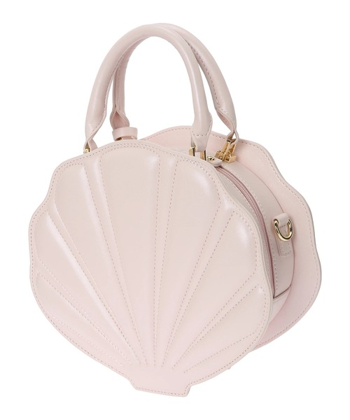 MAISON SAFFRE フィッシャーピンク レザーショルダーバッグ MAISON SAFFRE フィッシャーピンク レザーショルダーバッグ