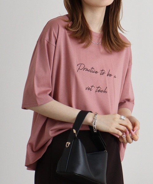 tシャツ BRODIAEA シンプルロゴＴシャツ レディース